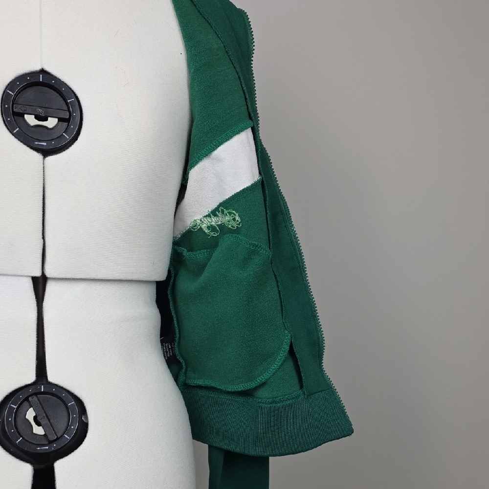 Billabong Vintage Green Track Jacket – Retro Y2K Style – Tag M but fit XS - Picture 7 of 14